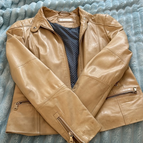 Massimo Dutton Nappa Genuine Leather Jacket - Picture 3 of 7